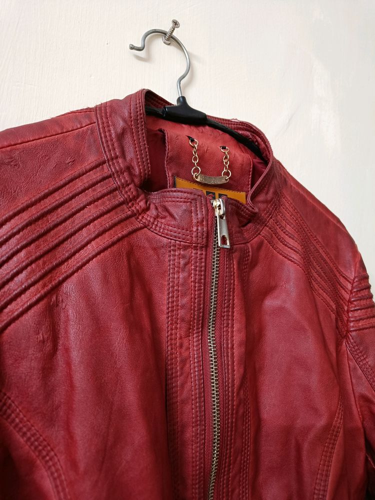 Pure Leather Jacket (Price Negotiable)