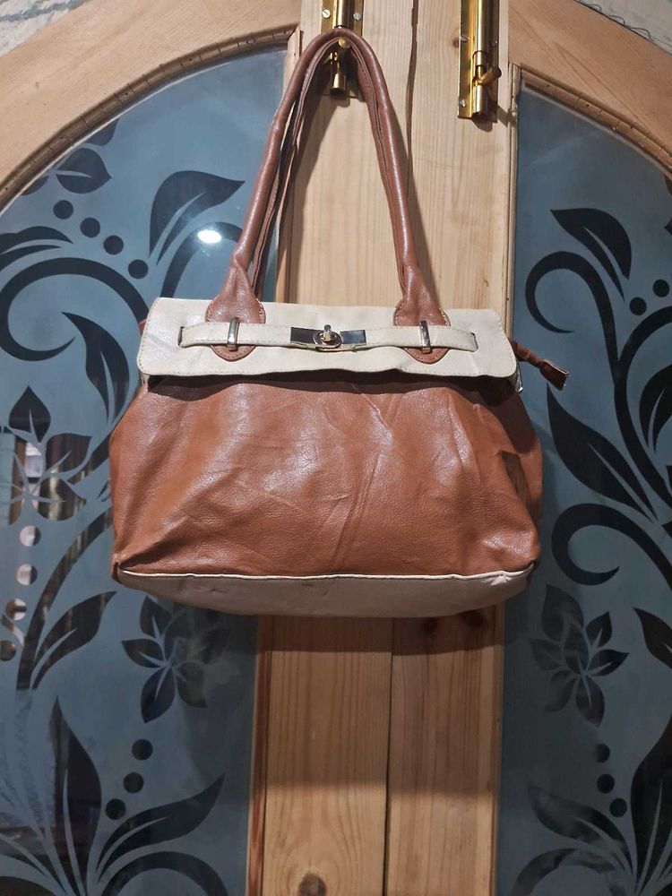 Vintage Leather Hermes Dupe Bag
