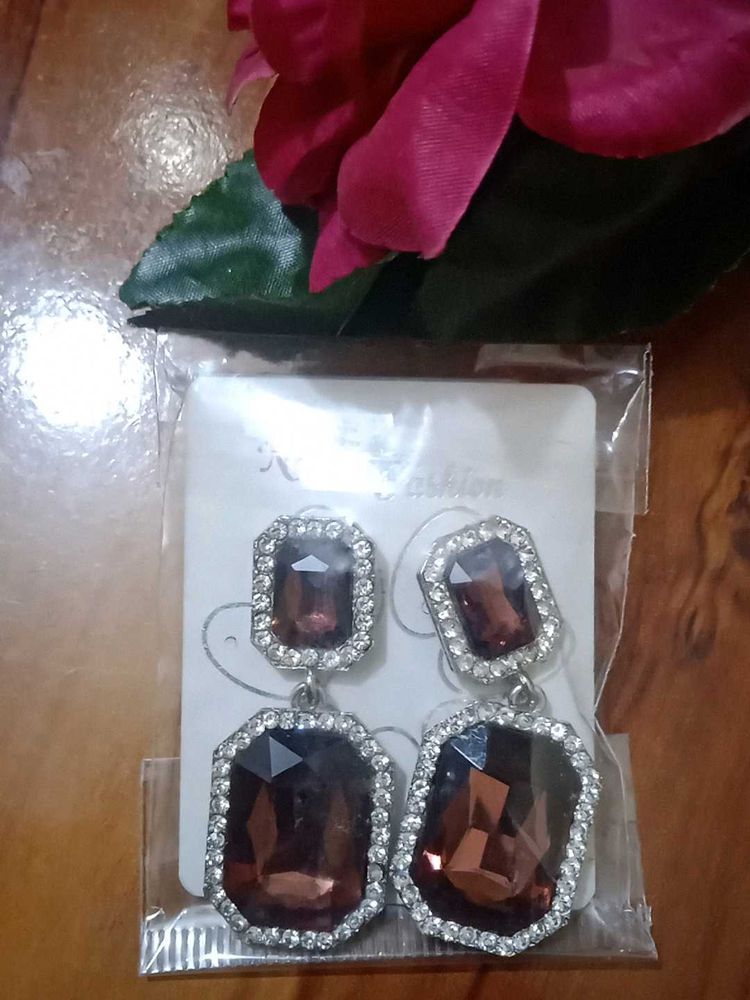 Statement Gem Earrings