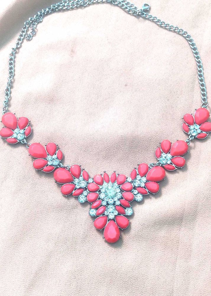 Coral Stone Necklace