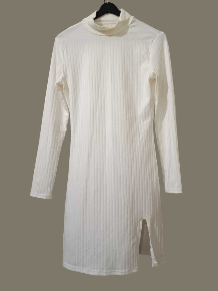 WHITE BODYCON DRESS
