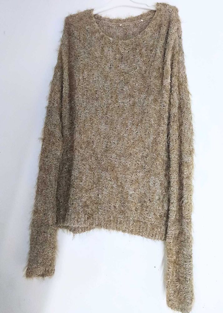 woman stylish winter sweater