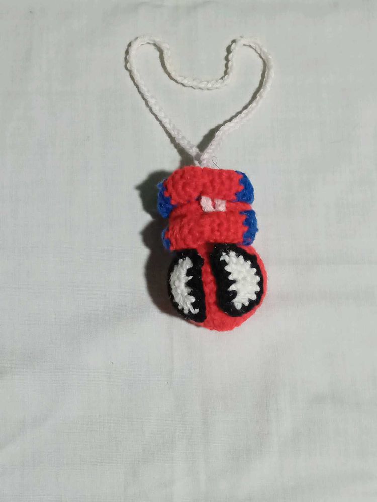 Crochet Spider Man Keychain