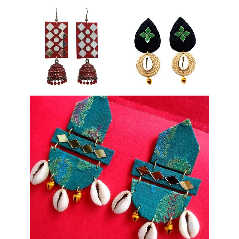 Statement Earrings - Set of 3❤️