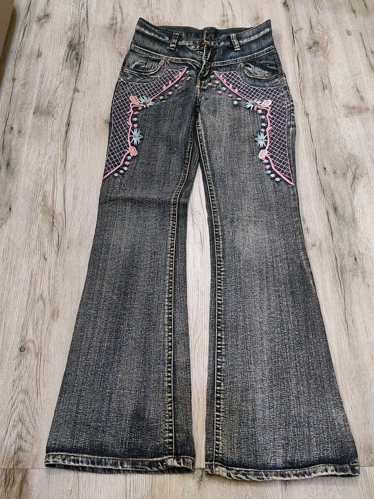 Sc8703 Sabrin Bootcut Jeans Waist 28