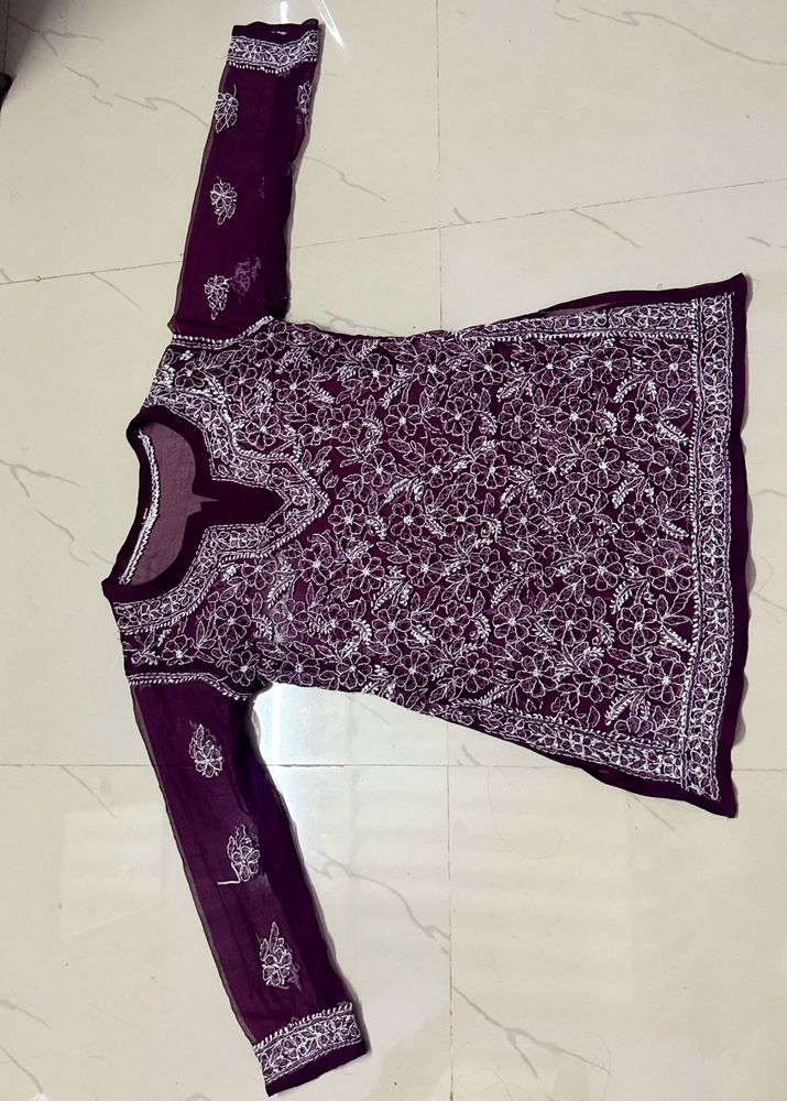 Elegant Purple Kurta💜