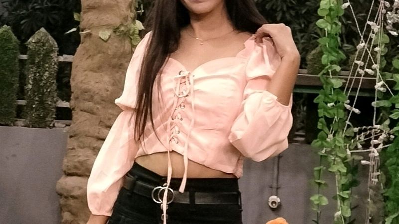 Peach Crop Top