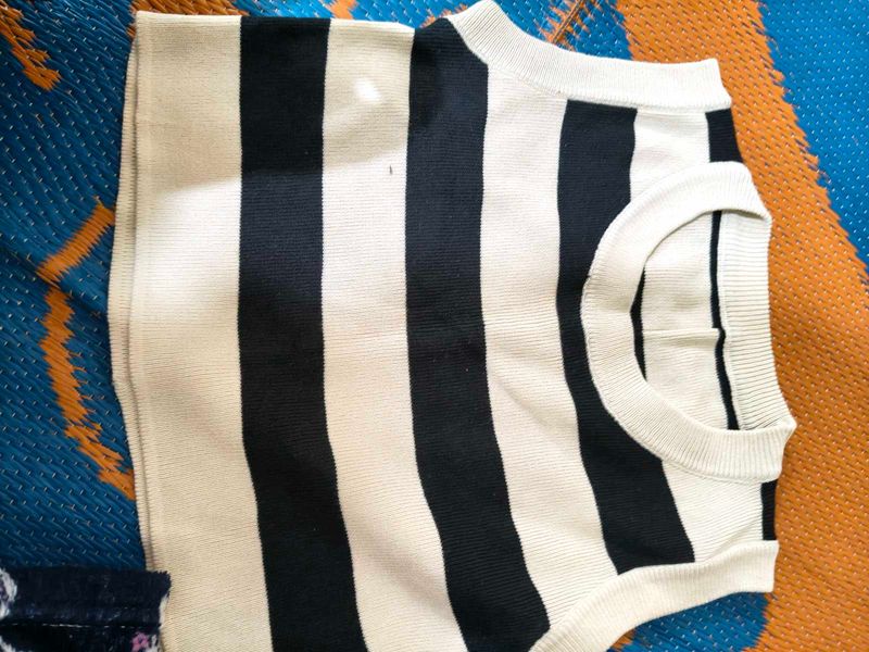 Striped Knit Sweater