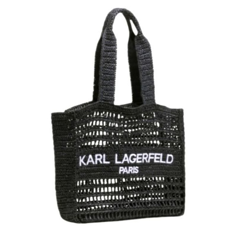 Authentic Karl Lagerfeld ANTIBES STRAW TOTE