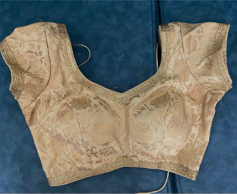 Elegant Brocade Blouse