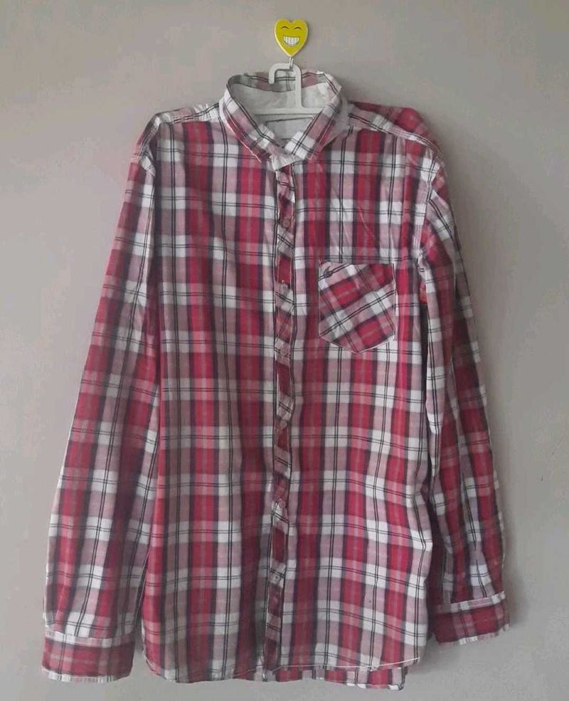 Full Sleeve Check Shirt For Men