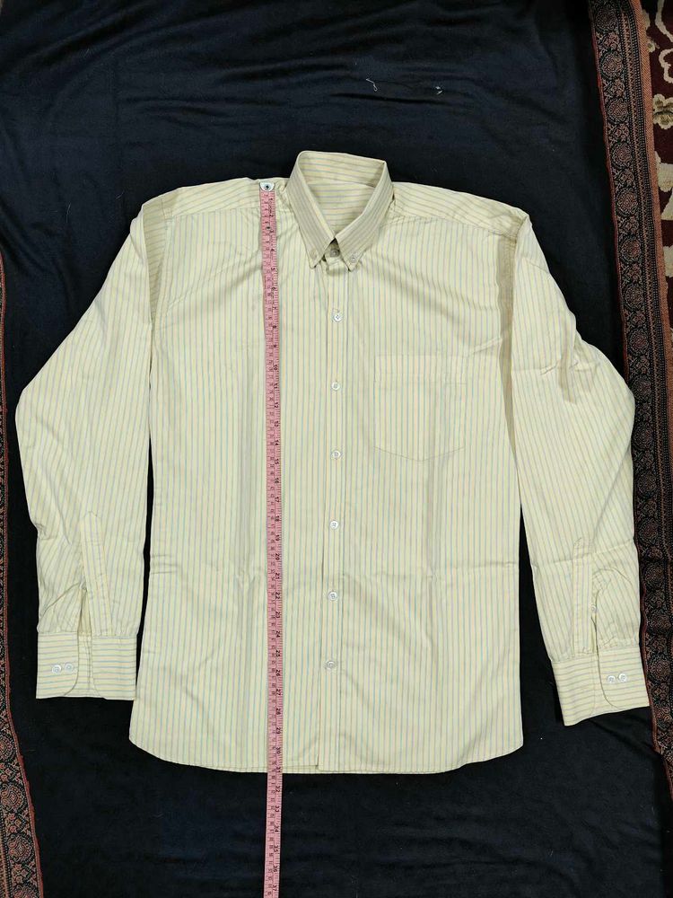 Light Yellow Formal Button Down Shirt