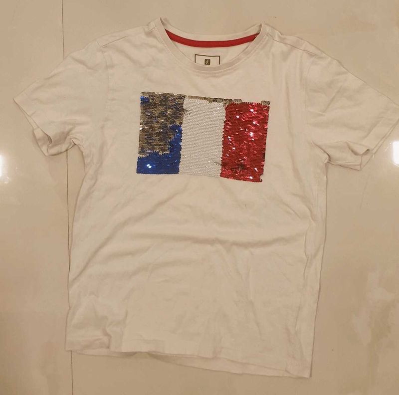 Unisex Glitter Reversible Sequin Tee