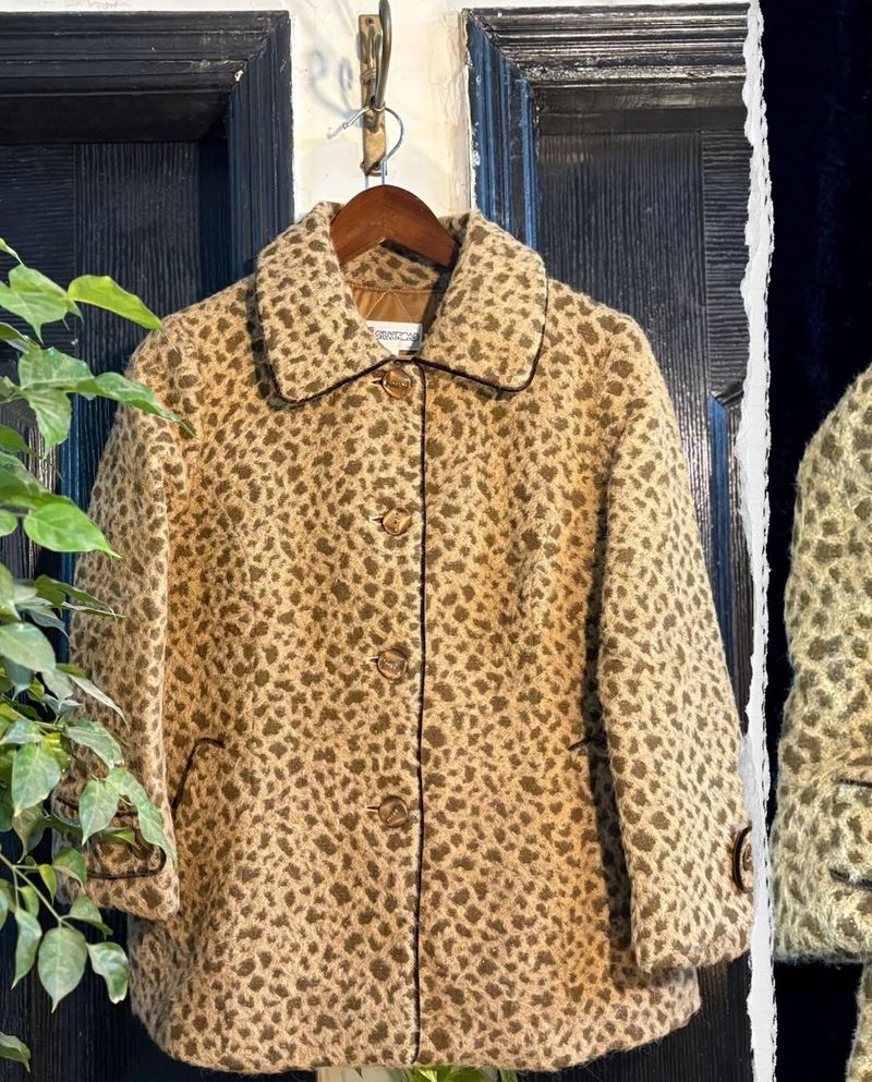 Leopard Print Short Coat