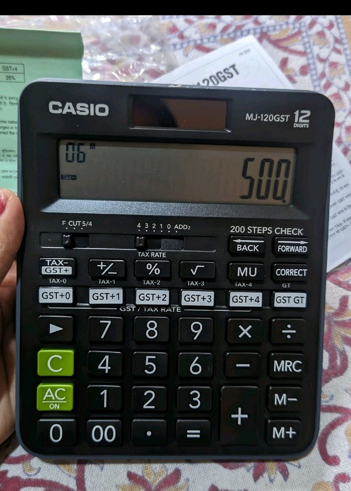 Combo Of Calculator, Punching Machine, Stepler