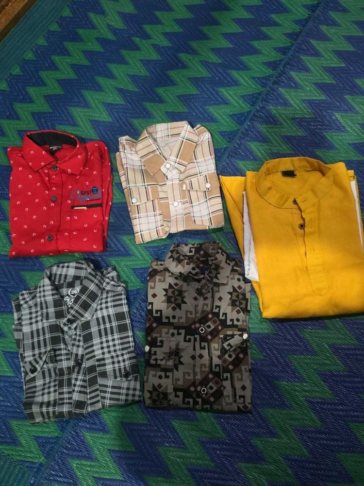 Boys Shirts Bundle - Colorful &amp; Stylish