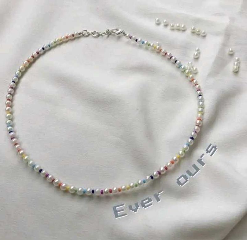 Colorful Pearl Necklace