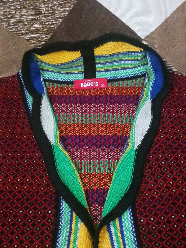 Colorful Knit Shrug