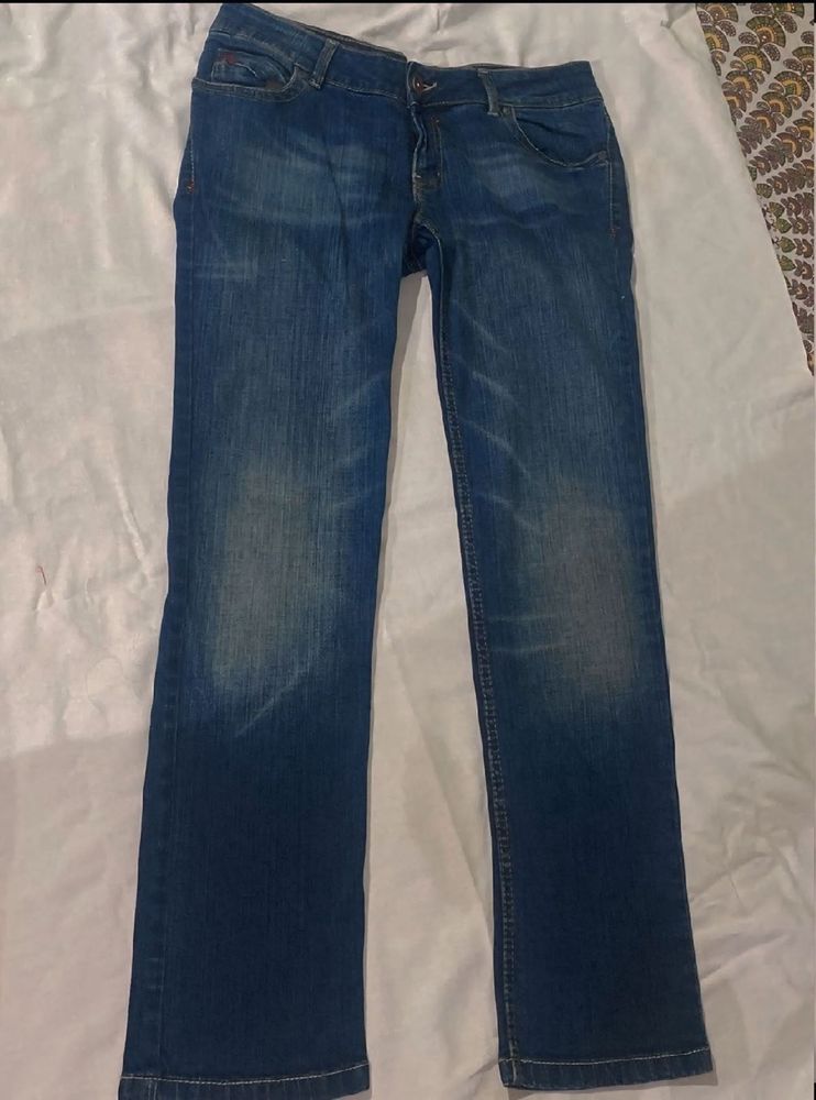 Denim Jeans – Waist 28”, Length 39” | Classic Slim
