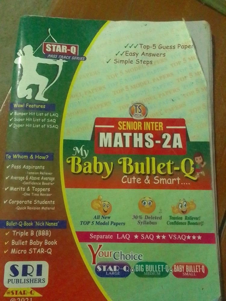 IPE Senior Inter Maths 2a Baby Bullet Fixed Questi