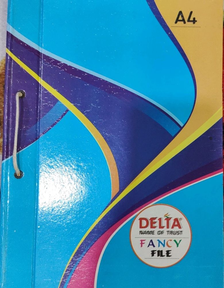 Fancy A4 size  file for projects