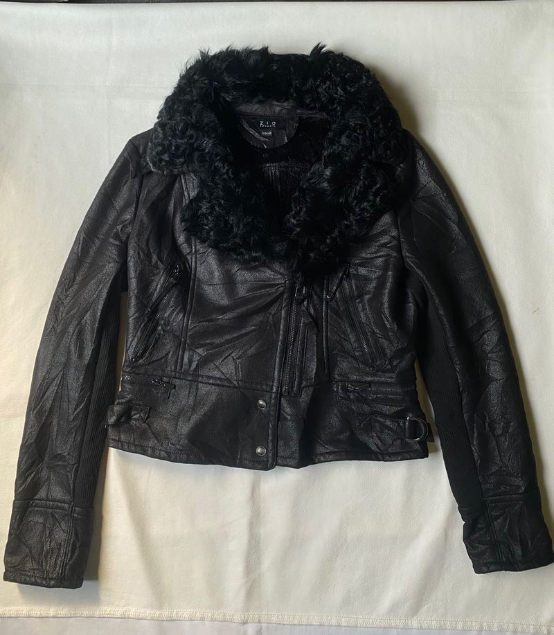 ZIO Songzio Black Faux leather jacket