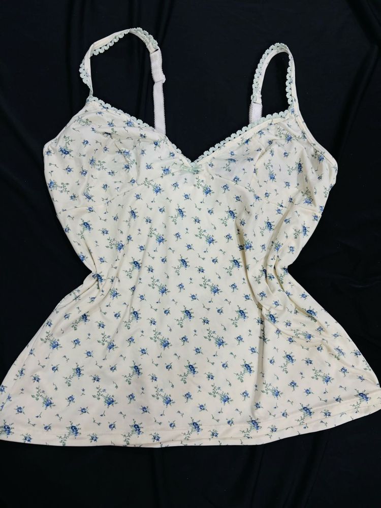 Y2k Floral Cami Top