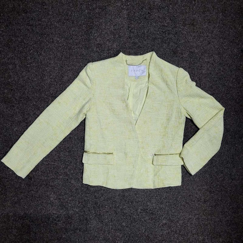 Yellow Structured Blazer