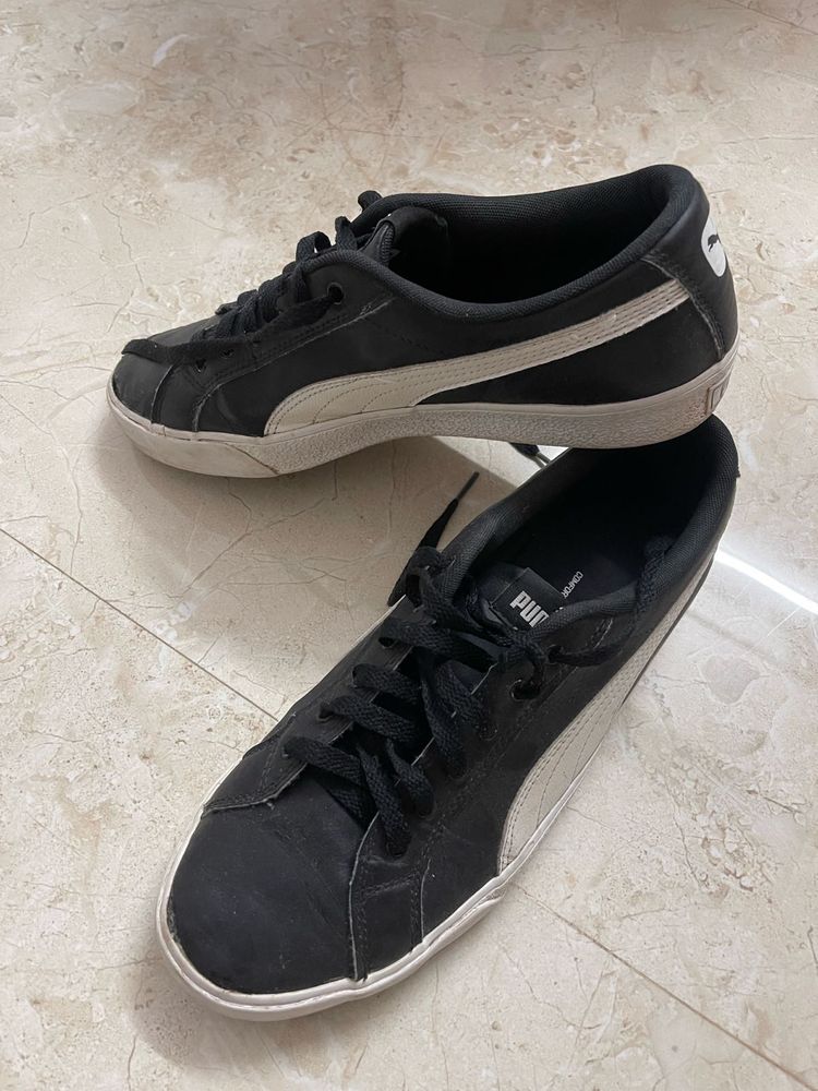 Puma Black Sneakers UK 8 (Slightly Used)