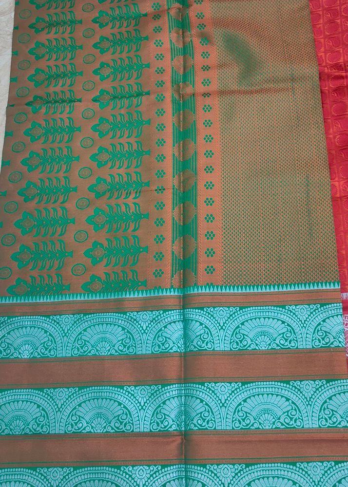 Kanjeevaram Pure Pattu Saree Big Border