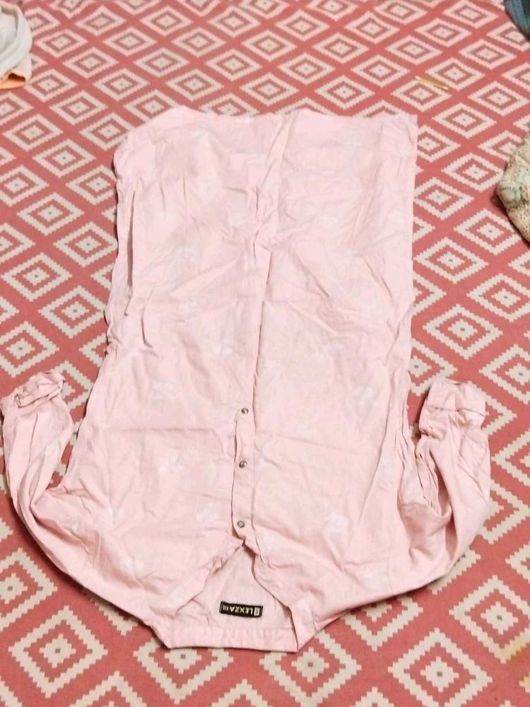Pink Casual Shirt