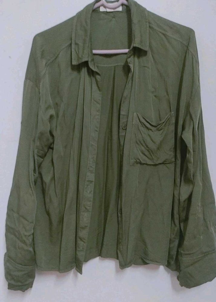 Olive Fancy Shirt