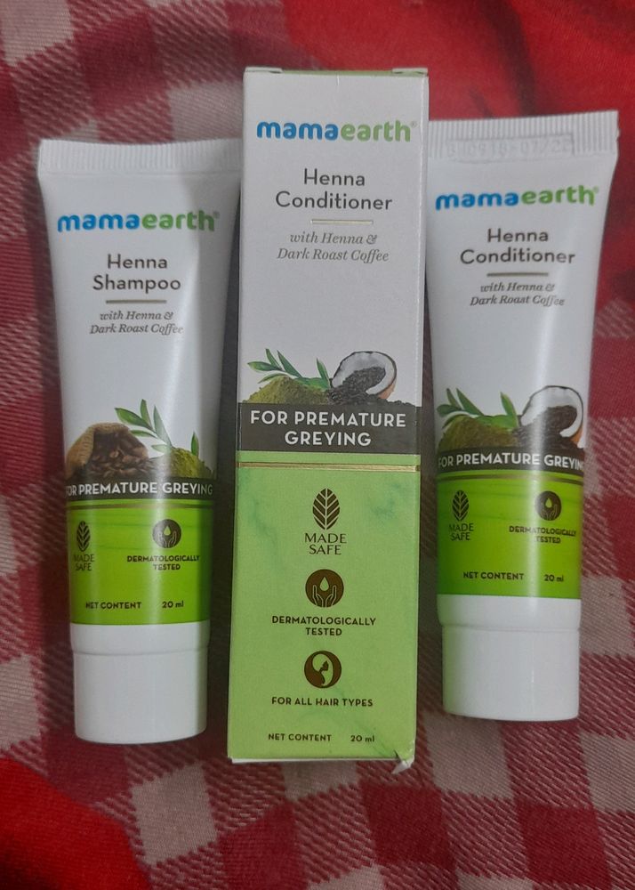 Mamaearth Shampoo And Conditioner