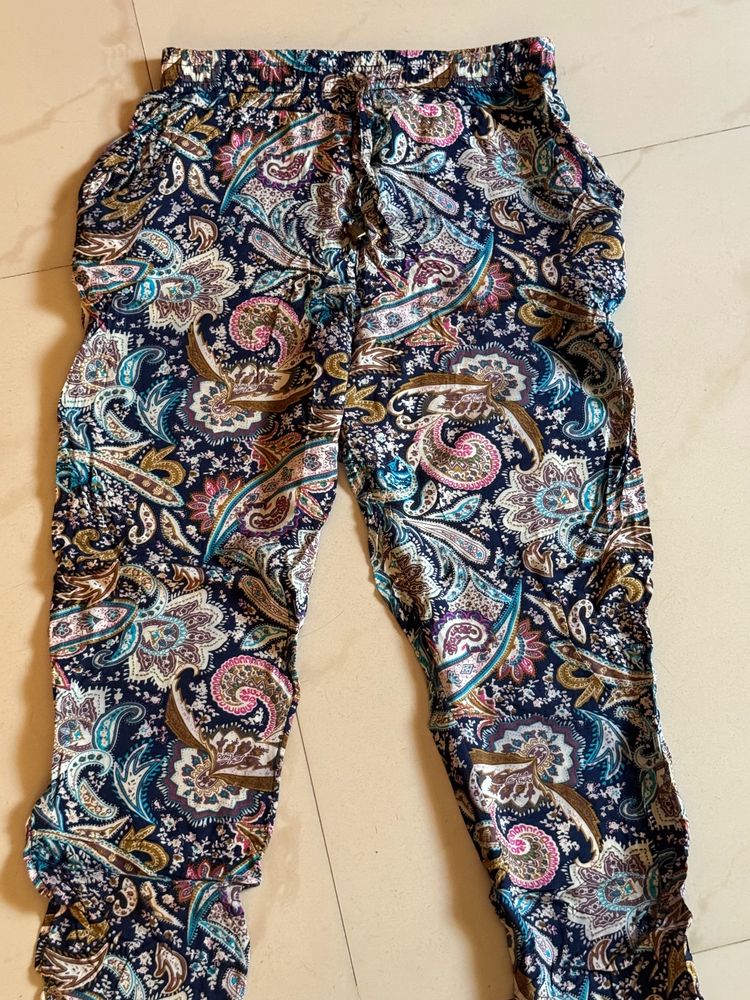 Printed Trouser With Pocket