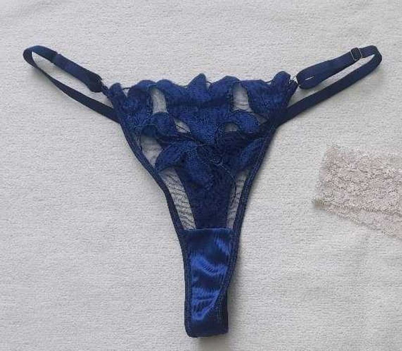 Navy Blue Thongs