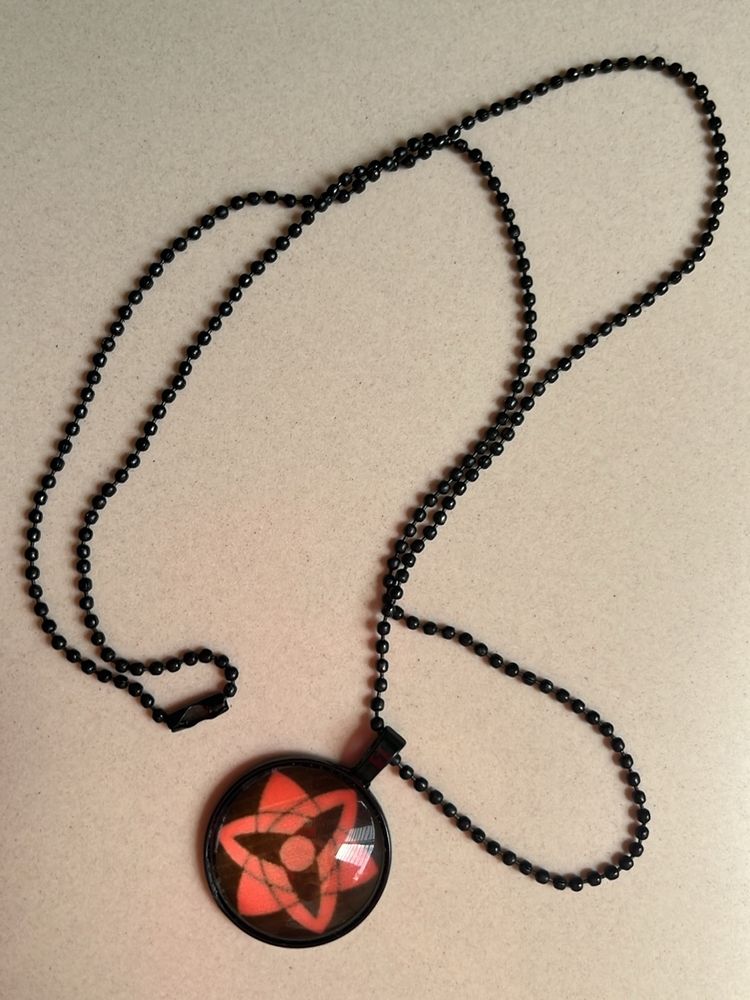 Naruto Anime Sharingan Necklace