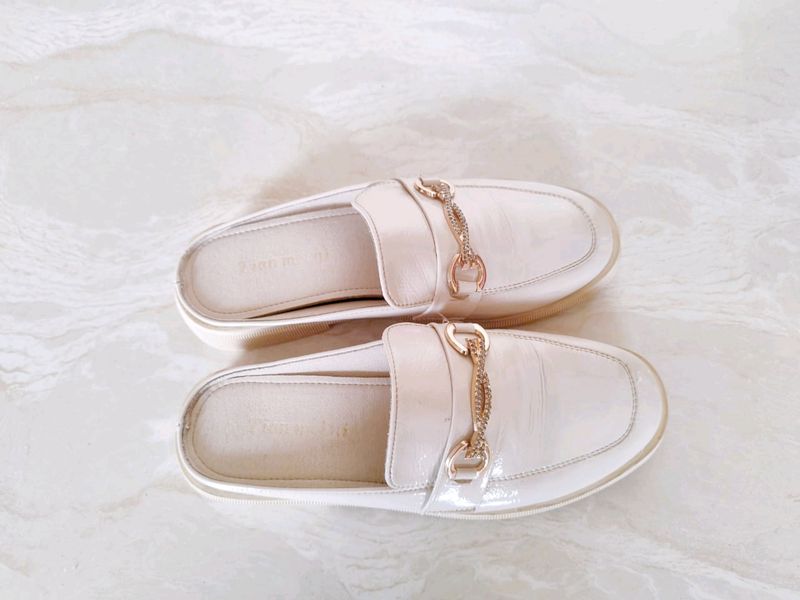 Beige Loafers(24cm.)