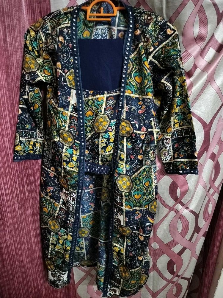 Elegant Printed 3 piece Kurta Set