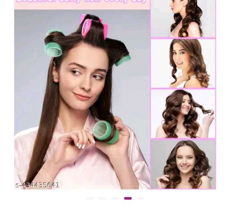 15 Hair Rollers With 4 Clips