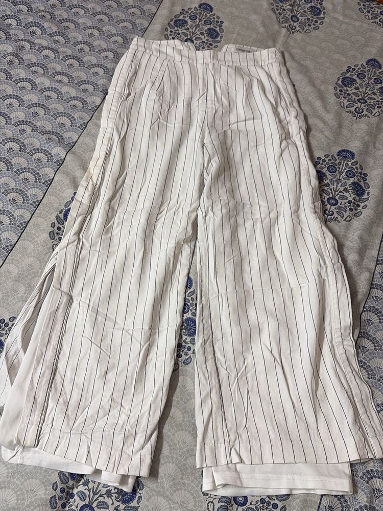Striped Wide Leg Pants