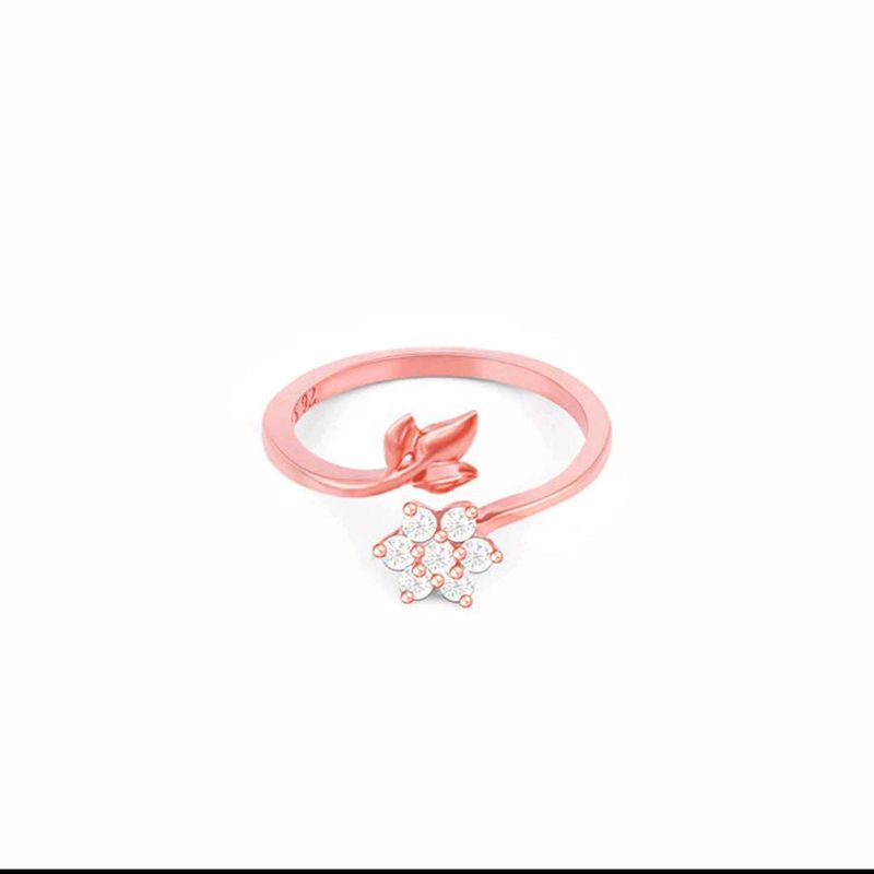 GIVA 925 Real Silver Rose Gold Ring