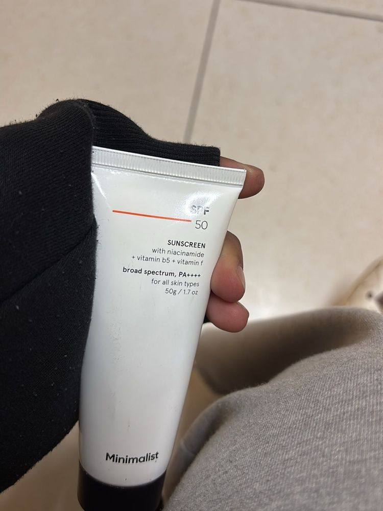 Minimalist SPF 50 Sunscreen
