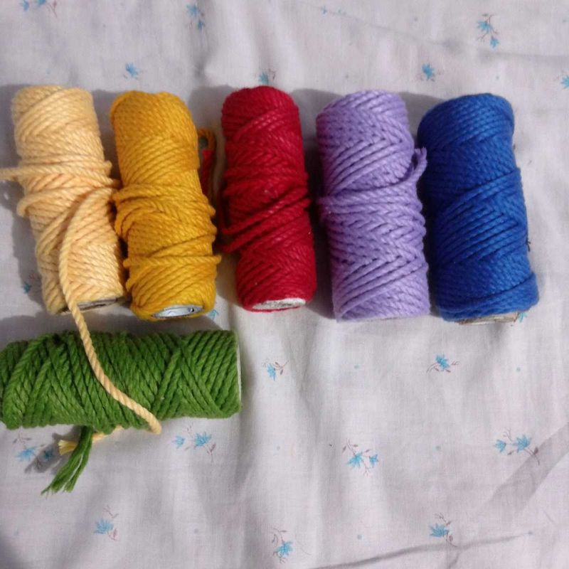 3ply 3 mm twisted macrame bund