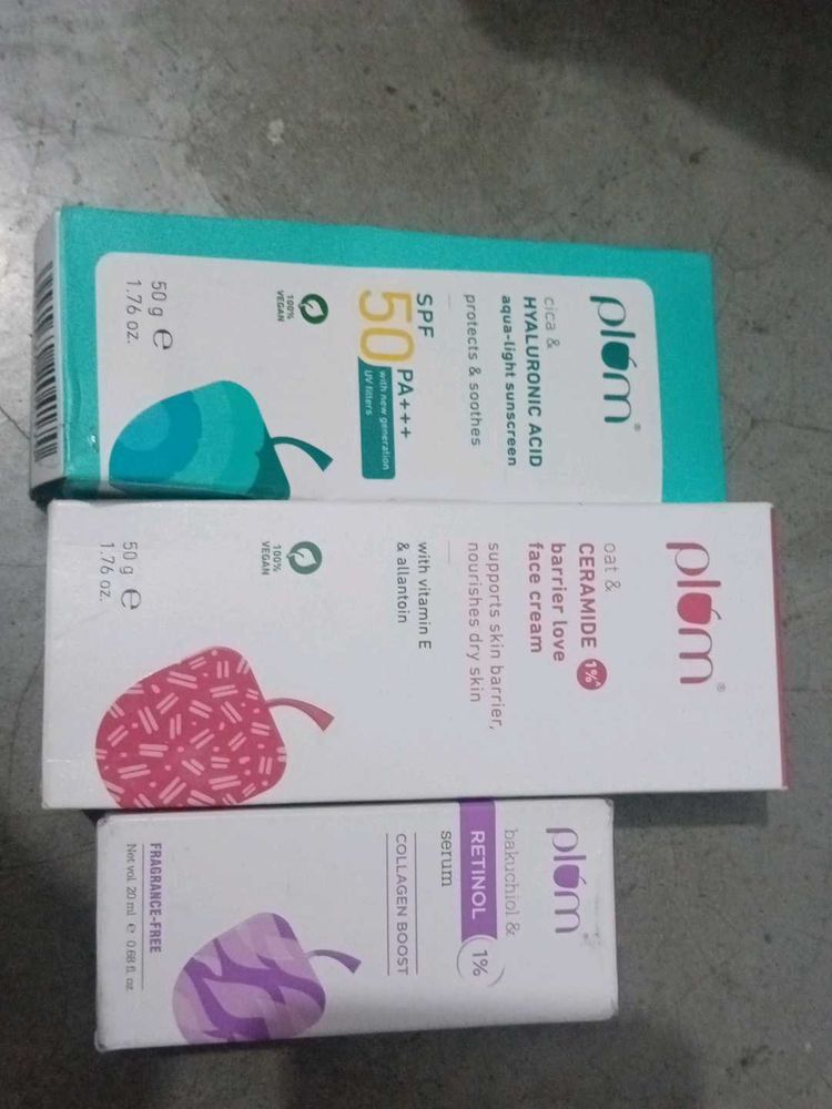 Plum Skincare Set At just 800