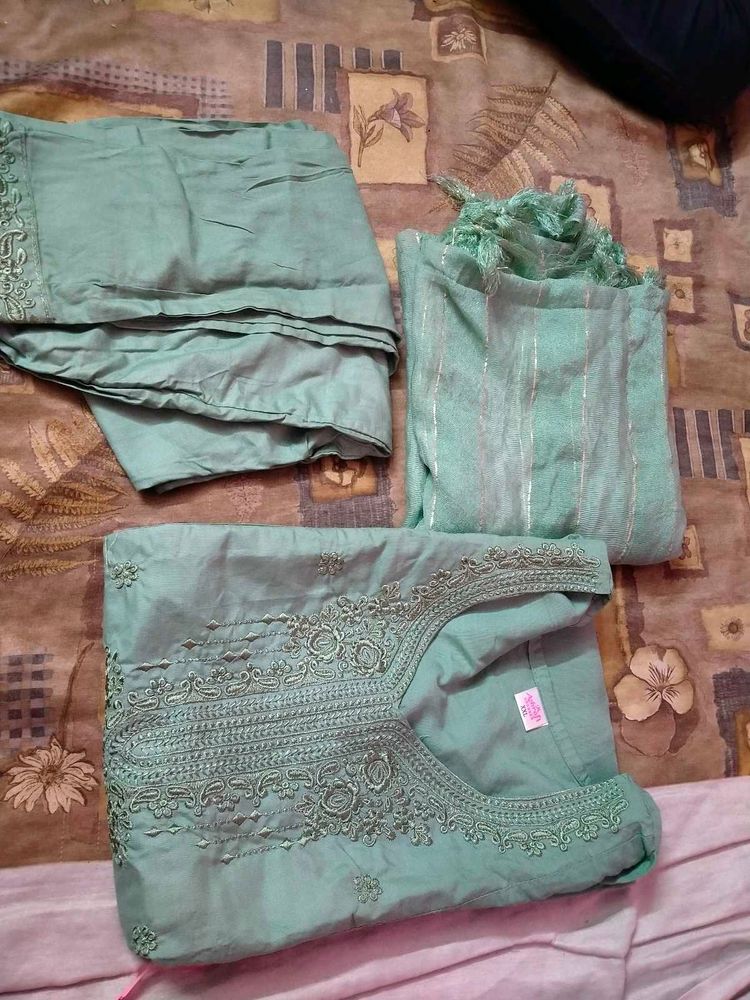 Sea Green Kurta Set