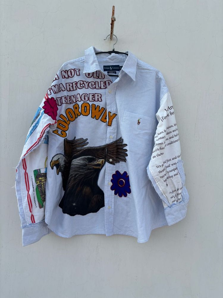 Ralph lauren patch work shirt