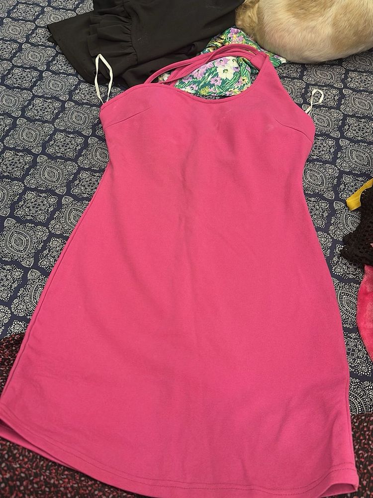 Pink Short Dress