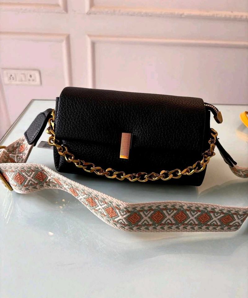 Imported Chic Crossbody Bag