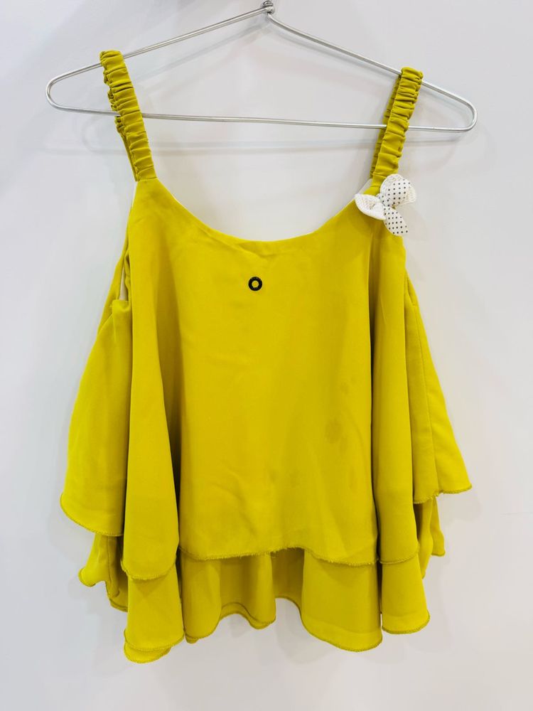 Korean Layer Top With Bow