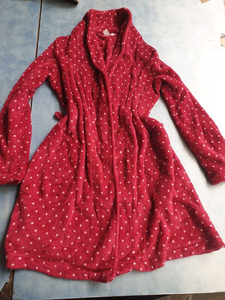 Red Polka Dot Robe